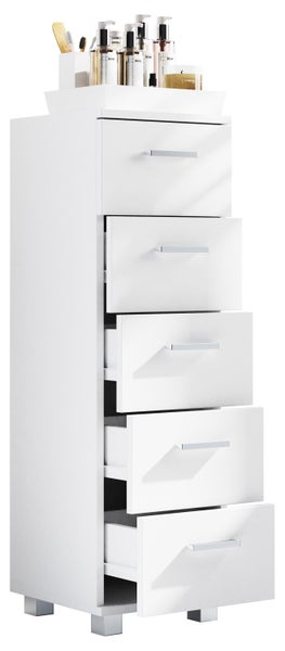 Holz Badmöbel Schubladen Badschrank Kommode Zalo M