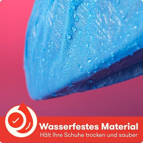 Schuhüberzieher Einweg (100 Stück) - Praktische Überzieher für Schuhe - Robuste Einweg Überschuhe für Hygiene und Schutz - Perfekt für Haushalt, Klinik, Labor und Handwerk