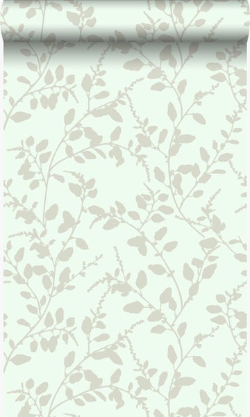 Origin Wallcoverings Tapete Blätter Meeresgrün - 53 cm x 10.05 m - 345932