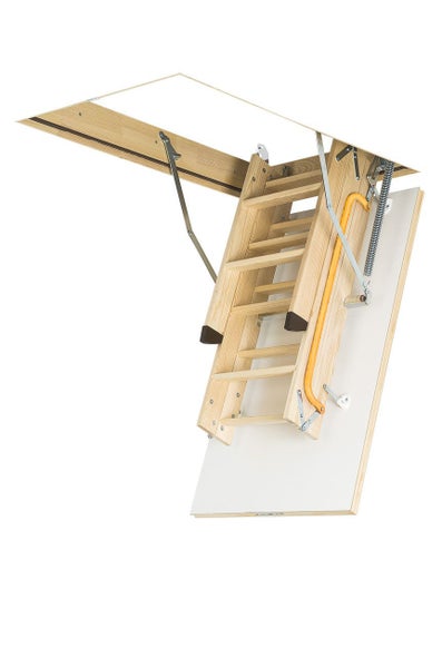 HandyStairs dachbodentreppe Profi+ – Bodenleiterkastengröße 120 x 70 cm – Höhe 315 cm – U-Wert 1,26 W/m²