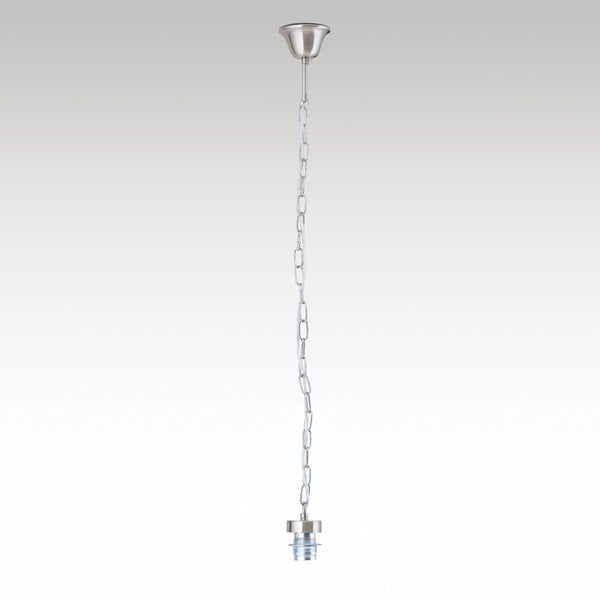 Kettenaufhängung 100cm Aufhängung mit Fassung E27 Schraubring Lampenaufhängung Lampen Kette Satin