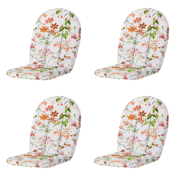 Gartenstuhlauflage Kettler Comfort/Prince Milly natur - Ca. 105x52 cm - 4er-Set