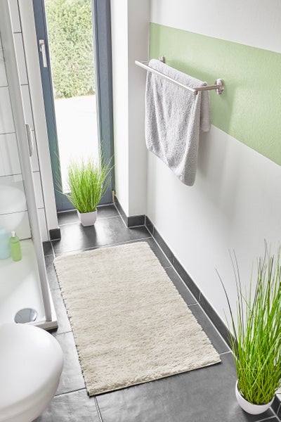 Badematten Set Florida bestehend aus zwei Badematten 40 x 60 cm und 60 x 100 cm in Beige