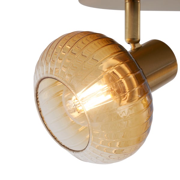 Deckenleuchte mit Glasschirm