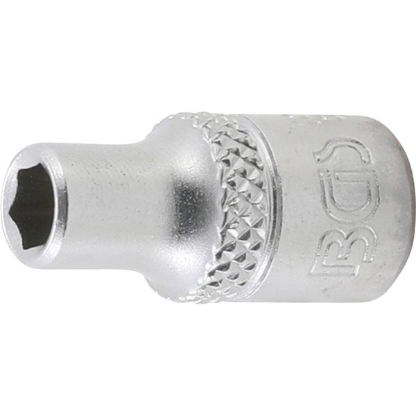 BGS Steckschlüssel-Einsatz Sechskant Antrieb Innenvierkant 6,3 mm (1/4) SW 3/16 - 10651