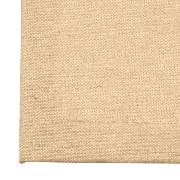 Leinwand Jute 4er Set 30x24 cm (LxB) transparent grundiert, malfertig braun