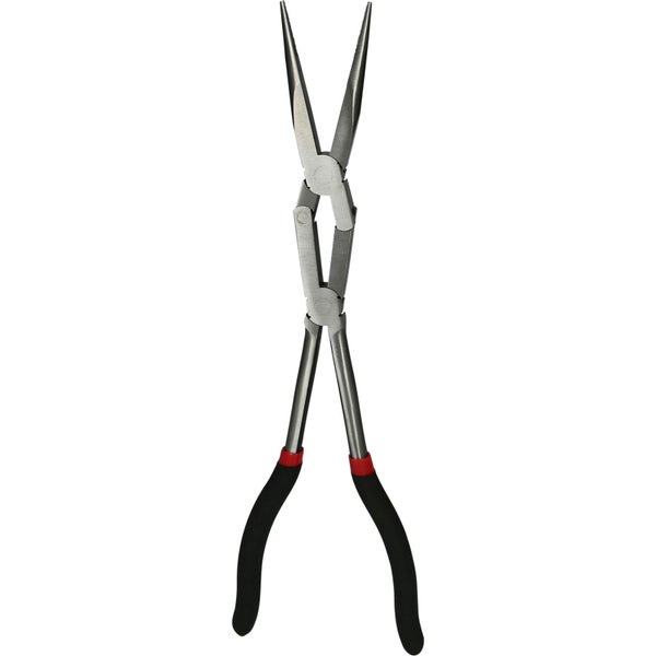 Gebogene Spitzzange mit Griffen