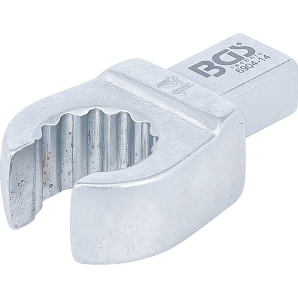BGS Einsteck-Ringschlüssel offen 14 mm Aufnahme 9 x 12 mm - 6904-14