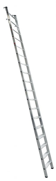 Euroline Anlegeleiter aus Aluminium mit Einhängehaken für den professionellen Einsatz