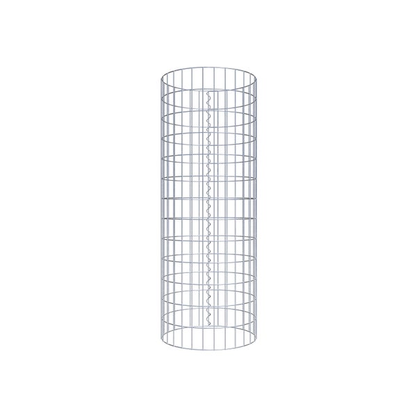 Gabionensäule Durchmesser 47 cm, MW 5 x 10 cm rund - Höhe: 1,30 m