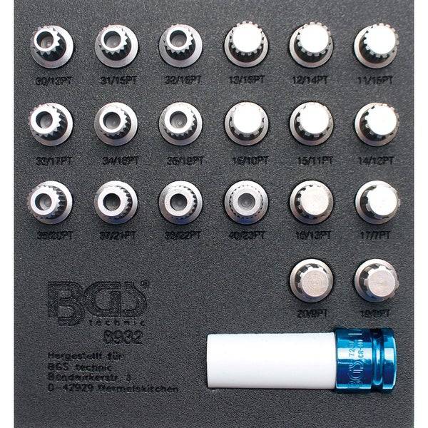 Fein elektrische Rohrsäge in Orange und Silber mit langem Sägeblatt und schwarzem Handgriff.