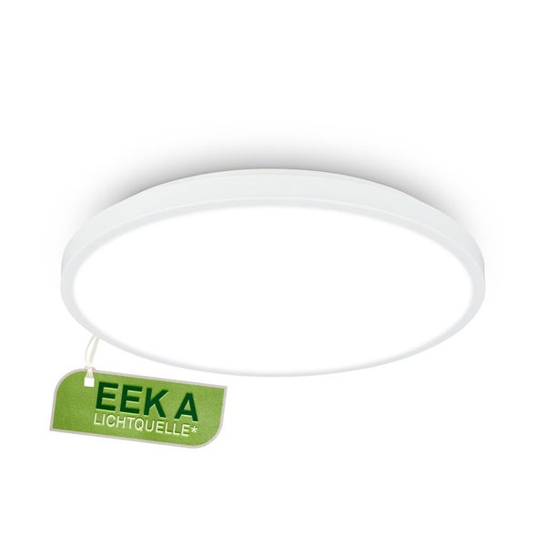 Weiße LED Deckenleuchte mit Energieeffizienzklasse A