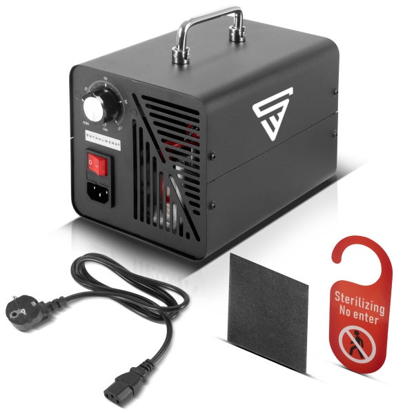 STAHLWERK Ozongenerator mit Netzkabel, Filter und Warnschild