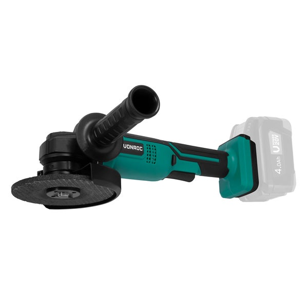 Akku Winkelschleifer – 20V – Ø125 mm – Inklusive Seitengriff und Werkzeugtasche