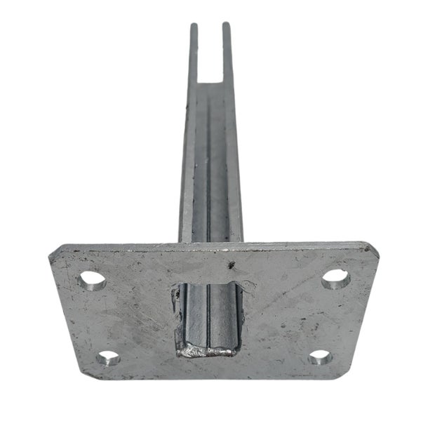 Pfostenträger zum Aufdübeln mit Gabel