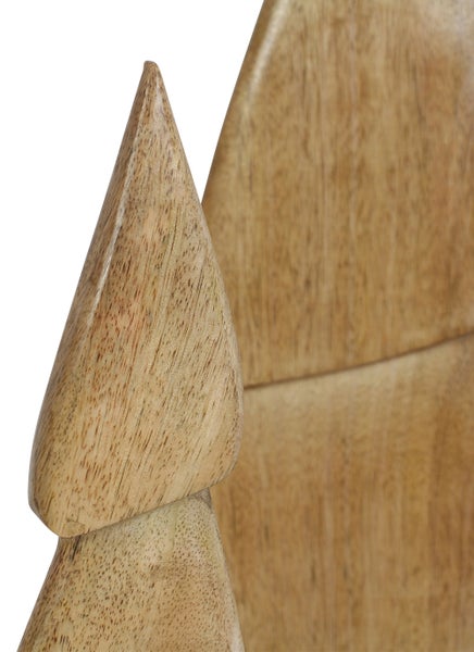 Dekorativer Weihnachtsbaum aus Holz
