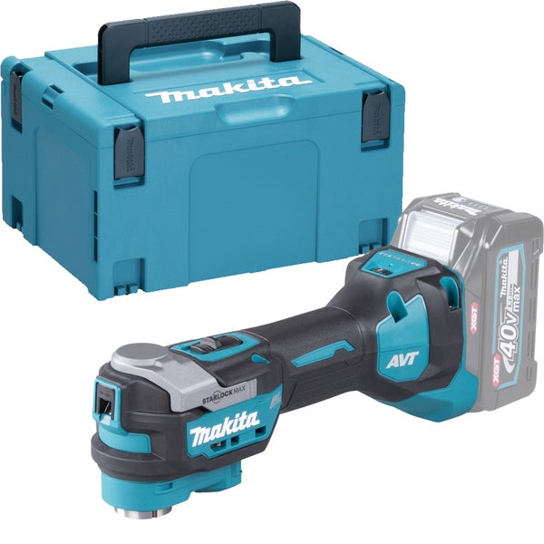 Makita TM001GZ03 Akku-Multifunktionswerkzeug 40V max. Solo inkl. 33tlg. Zubehör-Set im MAKPAC