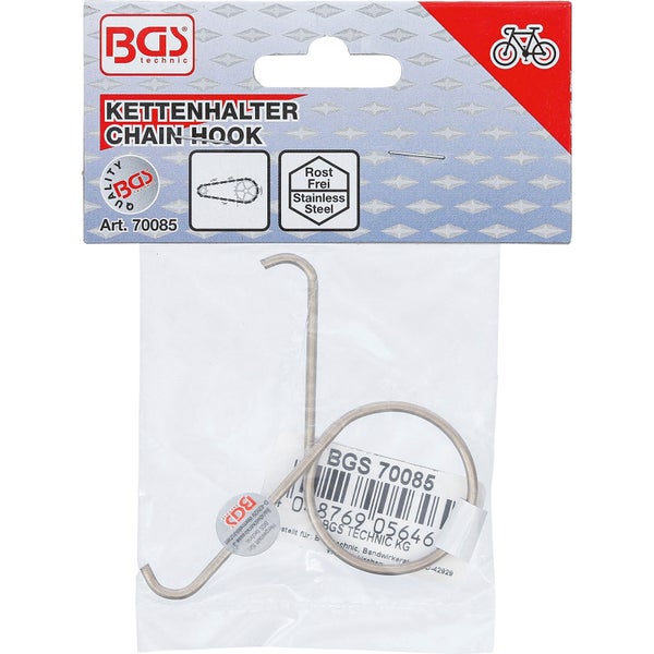 BGS Technic Kettenhalter aus rostfreiem Edelstahl