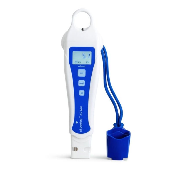 Digitales pH-Messgerät mit Schutzkappe