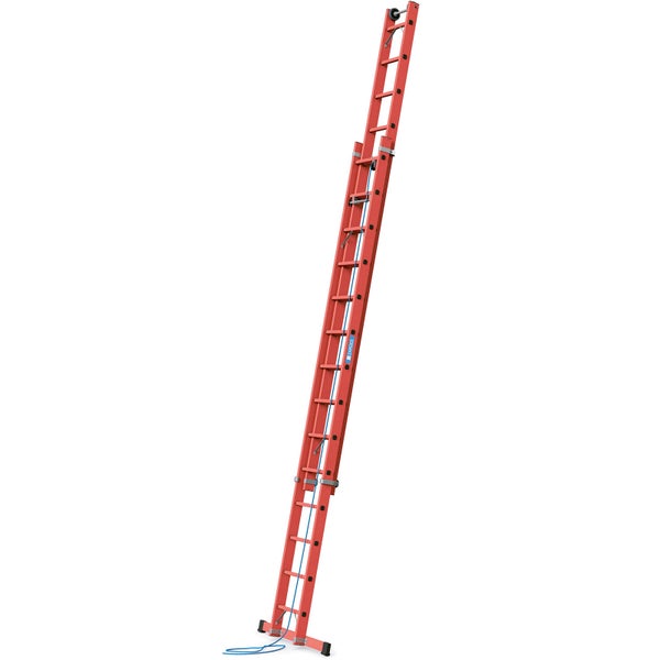 Zarges Vollkunststoff-Seilzugleiter Skyline EFA 2E 2x14 Sprossen