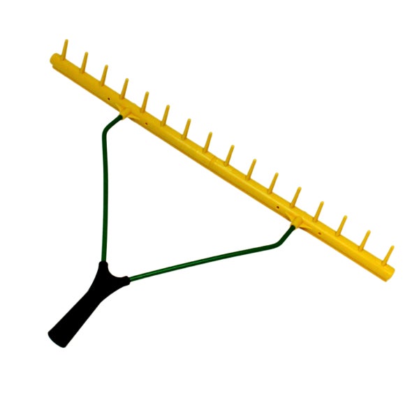 Gartenrechen zum Zusammenkehren von Laub und Gartenabfällen
