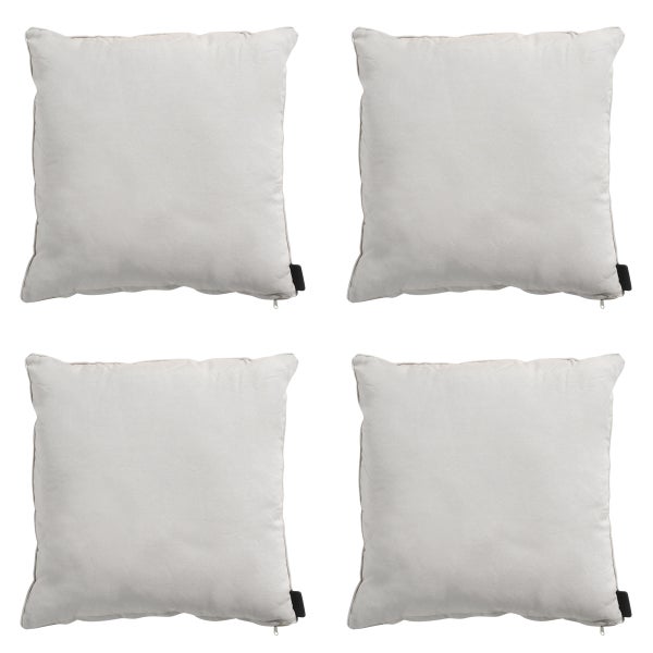 Dekokissen Panamaleinen - Ca. 60x60 cm - 4er-Set