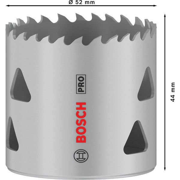 Bosch Pro Lochsäge mit einem Durchmesser von 52 mm und einer Höhe von 44 mm
