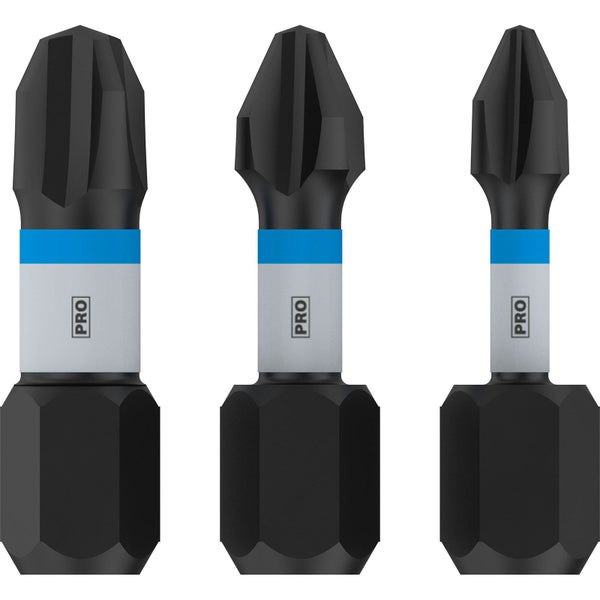 Bosch Schrauberbits PH1, PH2 und PH3, jeweils 25 mm lang