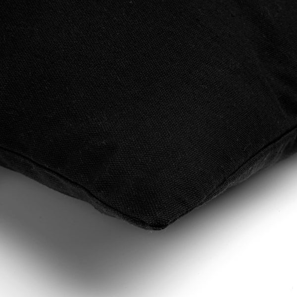Schwarzes Zierkissen