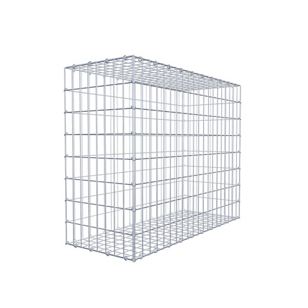 Gabione 100 cm x 80 cm x 40 cm (L x H x T), Maschenweite 5 cm x 10 cm, C-Ring