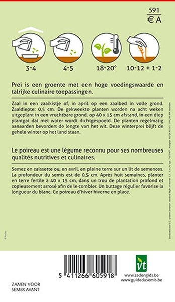 Informationen zum Anbau von Lauch