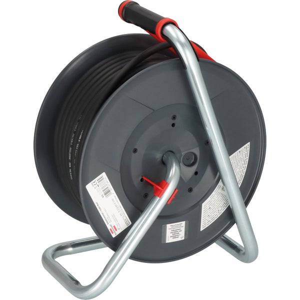 Kabeltrommel mit Kabelaufroller und Tragegriff