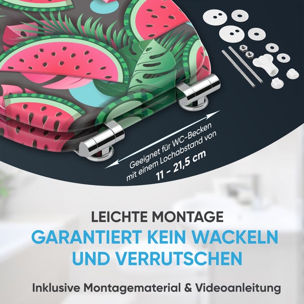 WC-Sitz mit Absenkautomatik Melone