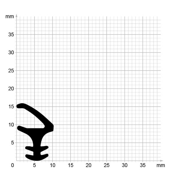 DIWARO. | Stahlzargendichtung SZ134 | weiß | 5 Meter