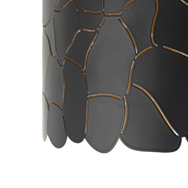 Lindby Deckenlampe Aralena (Modern) in Schwarz aus Metall (1 flammig, E27) - Deckenleuchte Lampe Wohnzimmerleuchte