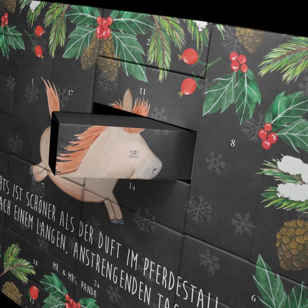 Mr. & Mrs. Panda Befüllbarer Adventskalender Pferd Springen - Schwarz