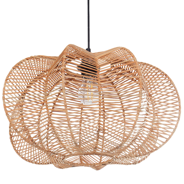 Hängeleuchte KIBI Rattan Naturfarben