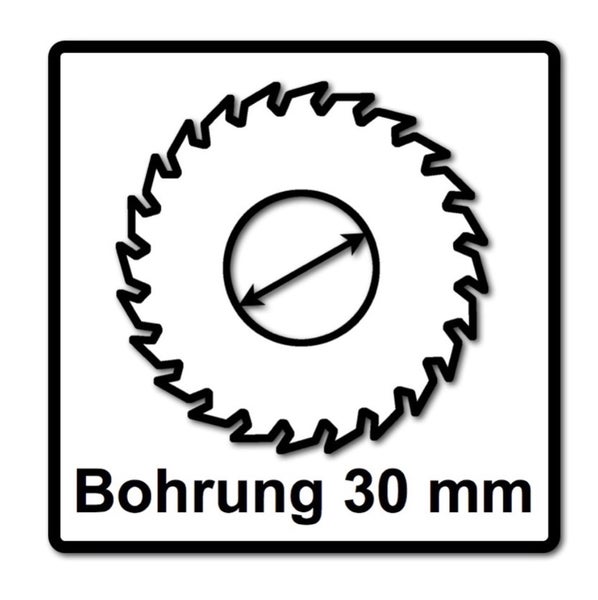 Bohrung 30 mm Symbol