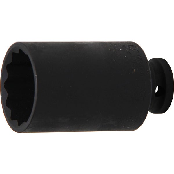 BGS Kraft-Steckschlüssel-Einsatz Zwölfkant Antrieb Innenvierkant 12,5 mm (1/2) SW 35 mm - 5341