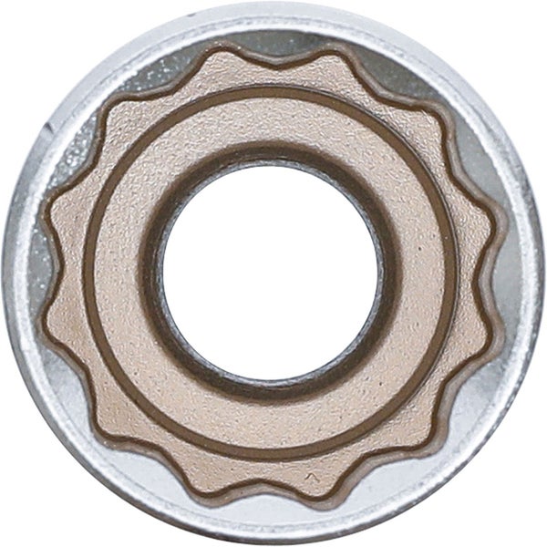 BGS Steckschlüssel-Einsatz Zwölfkant tief Antrieb Innenvierkant 12,5 mm (1/2) SW 21 mm - 9360