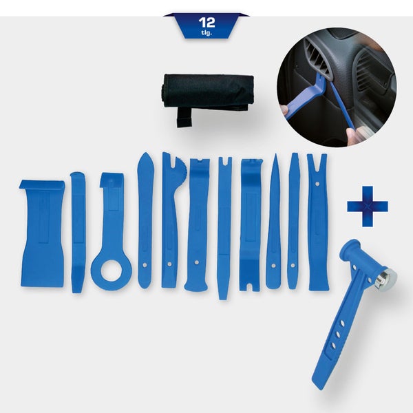 BRILLIANT TOOLS Zierleistenkeile-Satz 12tlg. - BT511075