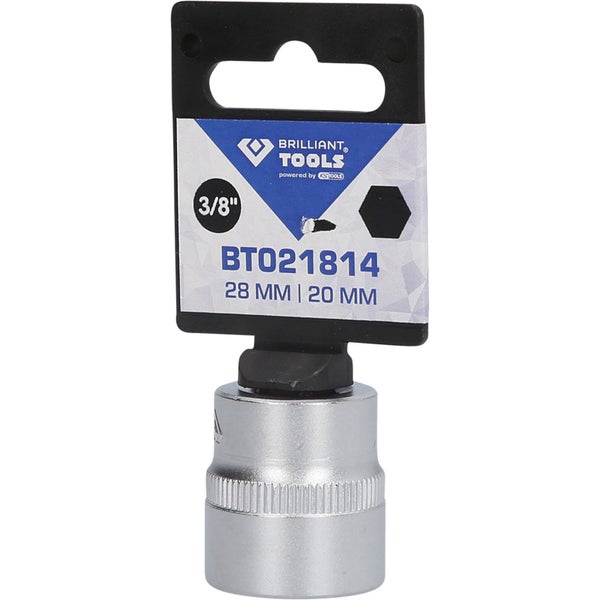BRILLIANT TOOLS 3/8 Sechskant-Stecknuss 20 mm - BT021814