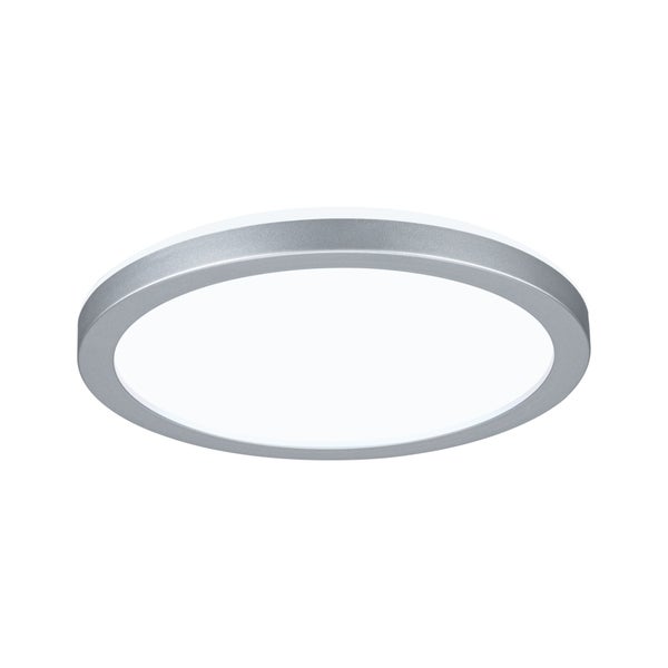 Runde LED Deckenleuchte mit flachem Design und Metallrahmen zur direkten Deckenmontage als moderne Innenbeleuchtung