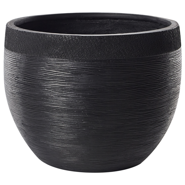 Blumenkübel ZAKROS 50 cm Schwarz