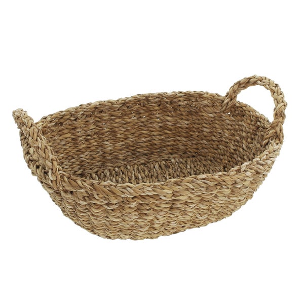 FRANK FLECHTWAREN | Schale Seegras, oval, KORBGEFLECHT, 35 x 25 x 12 cm, ohne Inhalt