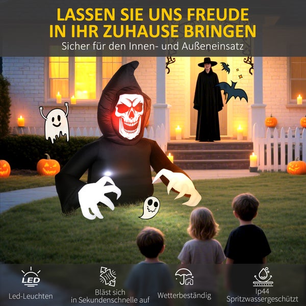 Halloween Dekoration mit LED-Beleuchtung für Innen- und Außenbereich