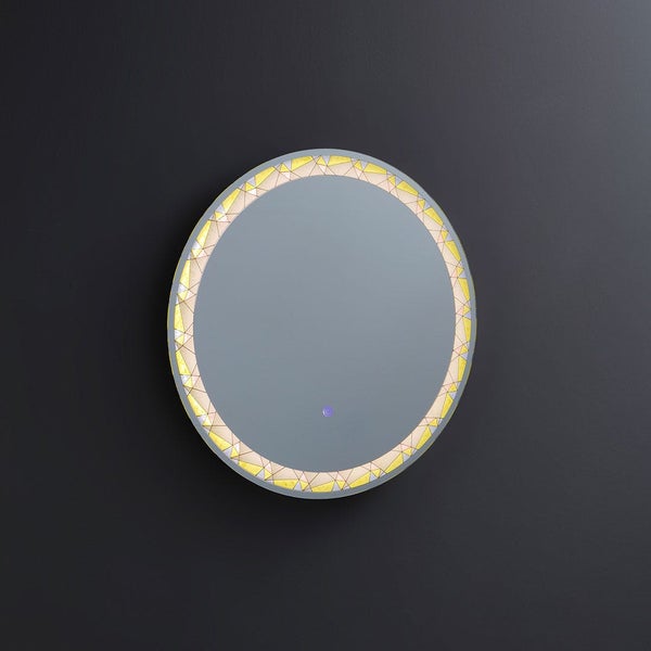 LED-beleuchteter runder Wandspiegel 60cm