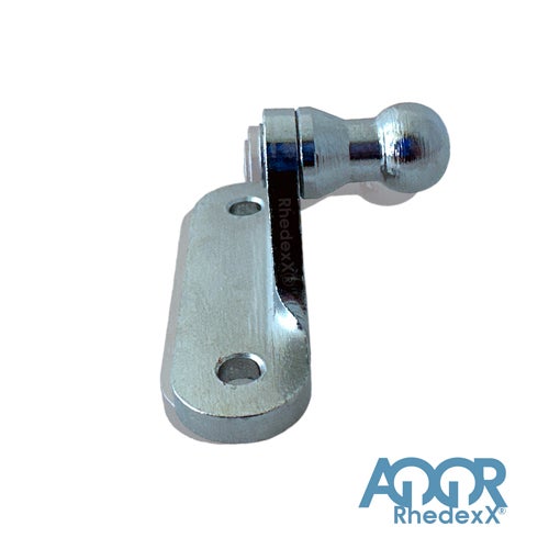 Metall-Winkelband mit Kugelkopf für Fensterbeschläge von Rhedexx.