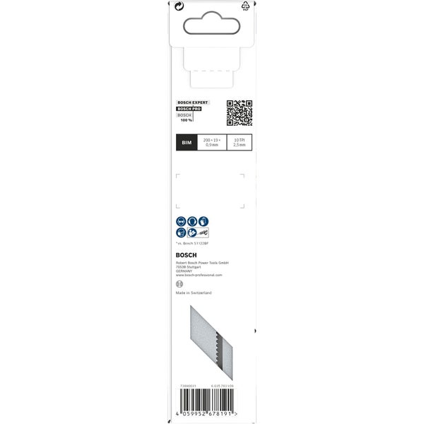 Bosch Stichsägeblatt Expert für Holz und Metall, 200 Millimeter