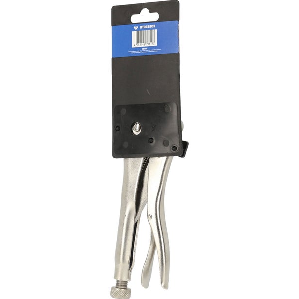 Feststellzange aus Metall im Verkaufsblister